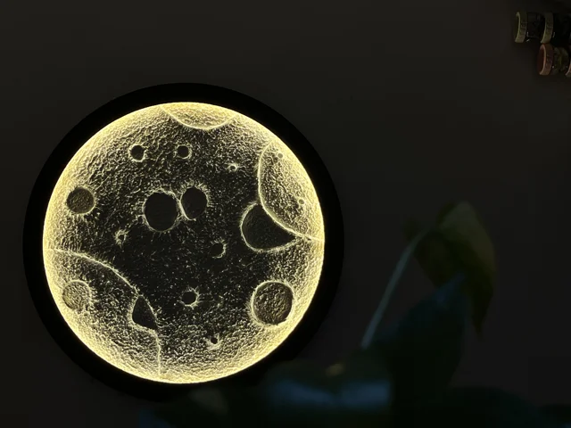 تابلو ماه ال ای دی خور